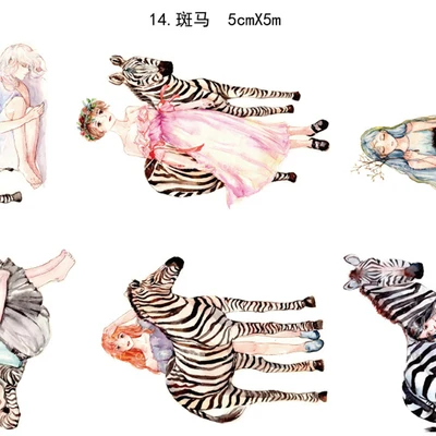 

24Designs NEW!! /Girls/Flower/Butterfly/Rose Pattern Japanese Washi Decorative Adhesive DIY Masking Paper Tape Sticker Label