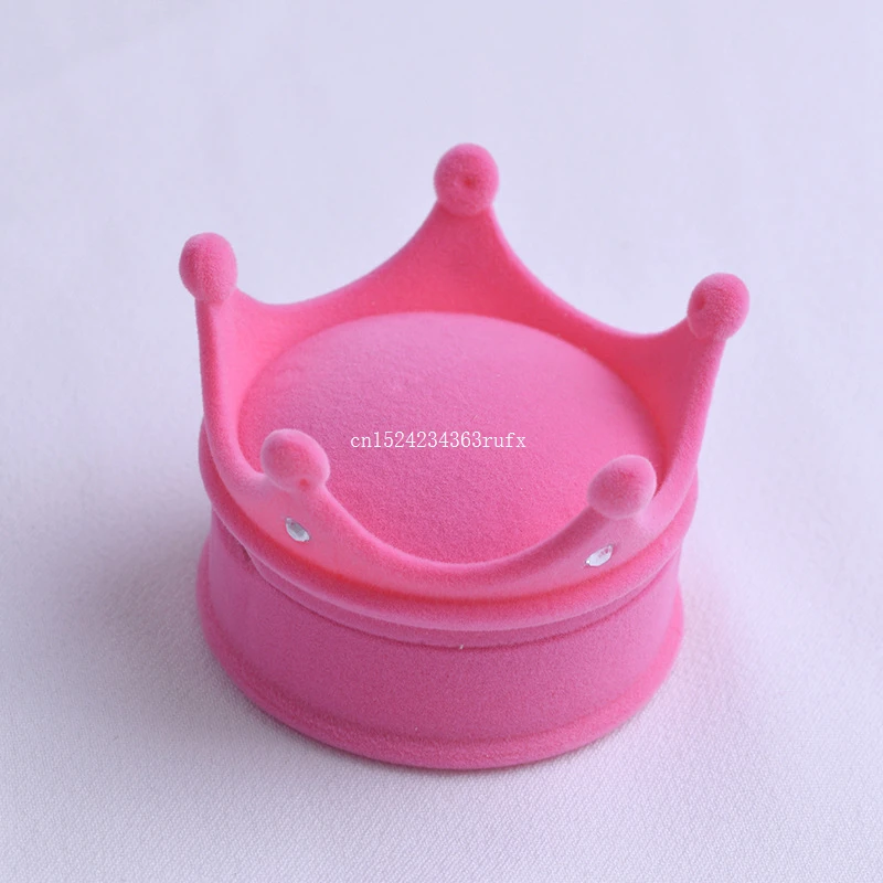 300pcs Crown Ring Box Velvet Display Earrings Gift Case Ear Stud Necklace Wedding Jewelry Storage Boxes Container | Дом и сад
