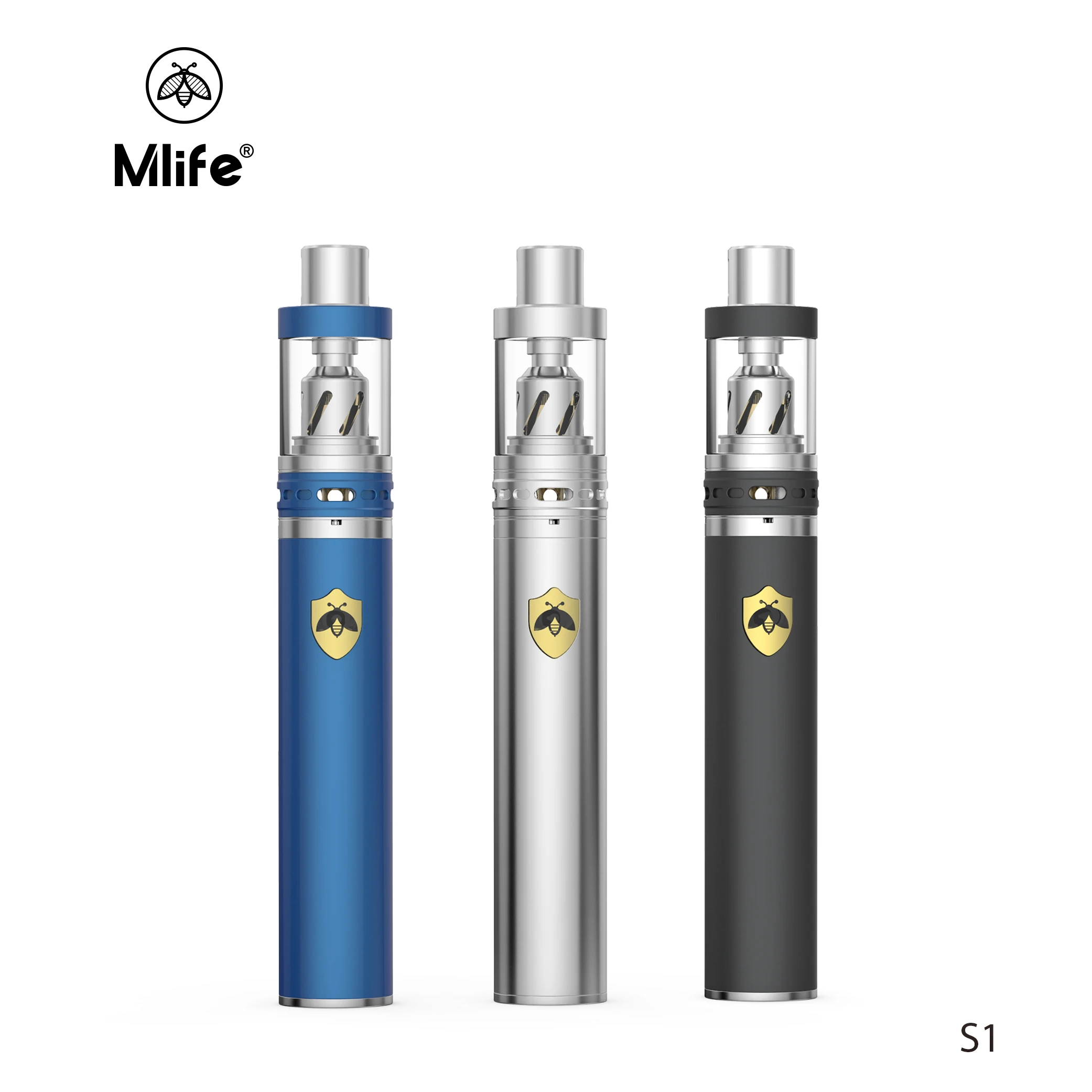 100% Оригинальные Mlife S1 коробка мод Vape стартовый набор Cigarros Electronicos с 1 8 мл