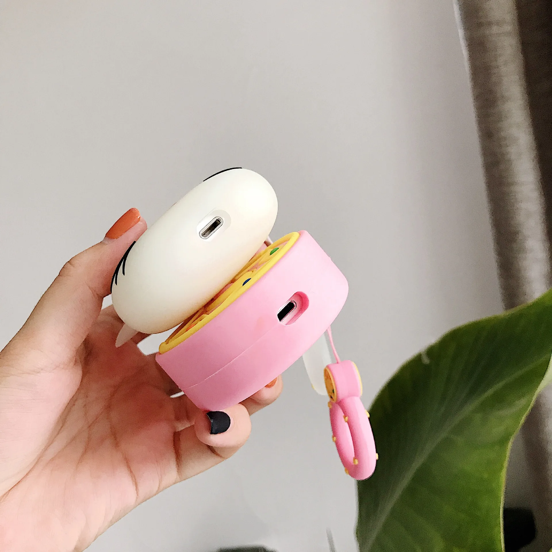Для AirPods Чехлы Сейлор Мун светящиеся Luna Cat Bluetooth беспроводные наушники зарядное устройство коробка крышка для Apple Airpods 2 пальца ремень