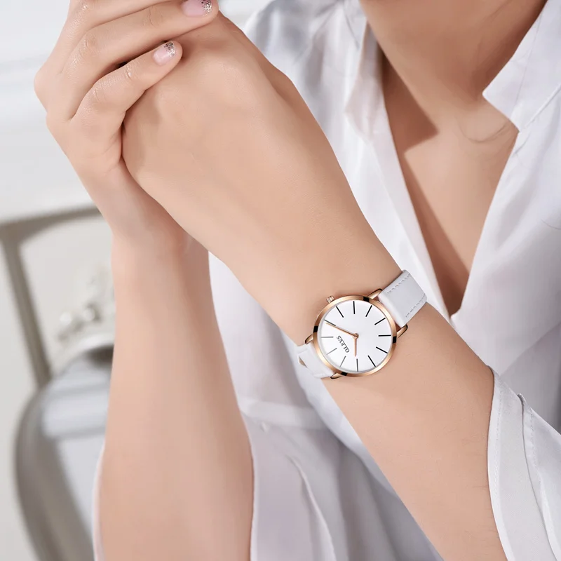 For Lady 1pcs price OLEVS пару часов класса люкс Для женщин Для мужчин Водонепроницаемый кожа ультра тонкий Повседневное любовь часы кварцевые наручные часы для 1 шт. цена - Цвет: For Lady 1pcs price
