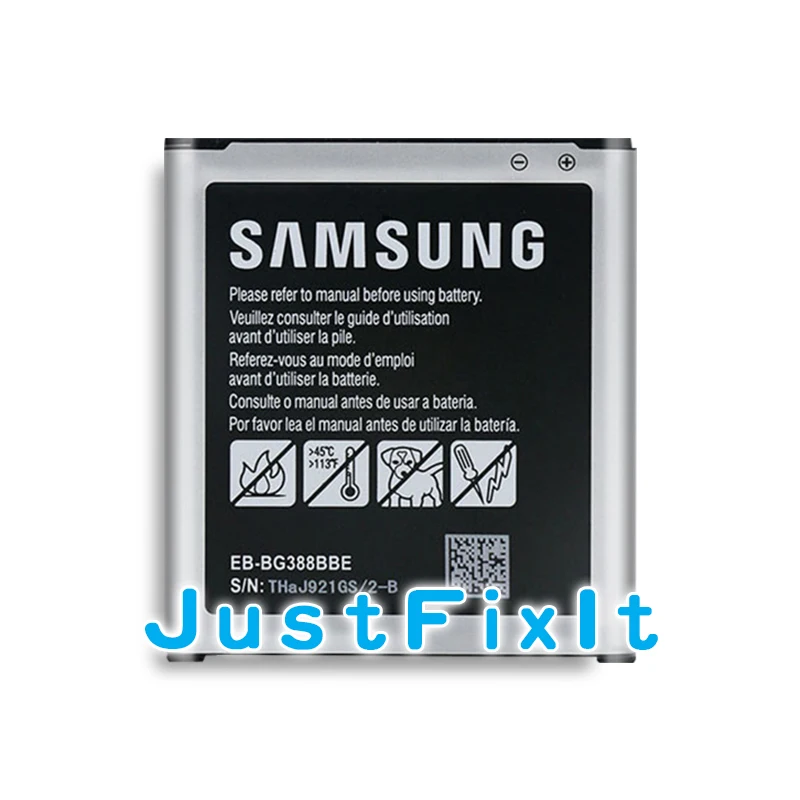 EB-BG388BBE сменный аккумулятор для samsung Galaxy Xcover 3 G388 с NFC аутентичными аккумуляторами 2200 мАч