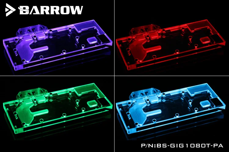 Курган полное покрытие графическая карта блок использовать для GIGABYTE GTX1080TI-GAMING-11G/OC 11G GPU радиаторный блок LRC RGB к AURA 4PIN