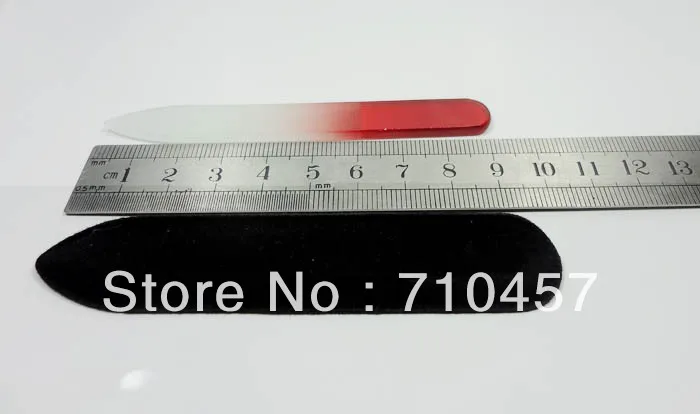 Стеклянные пилочки для ногтей зеркальный буфер Уход за ногтями с черным