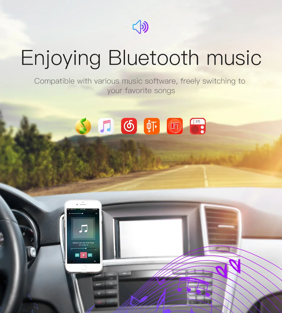 Автомобильное зарядное устройство Baseus, fm-передатчик, Bluetooth, беспроводной автомобильный аудио MP3 плеер, прикуриватель, разветвитель, автомобильное зарядное устройство для телефона