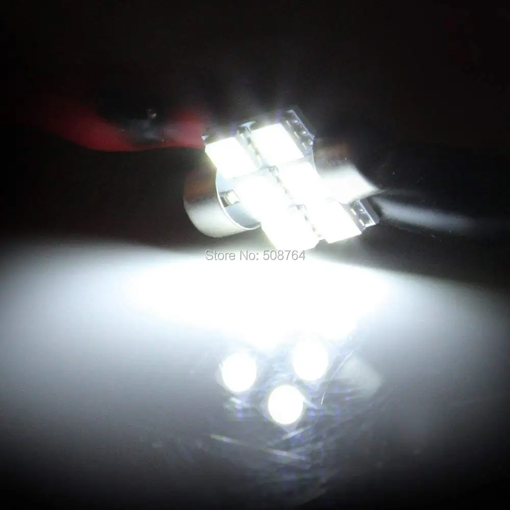 2X гирлянда 28 мм 1 10 &quot31 25&quot 5050 6SMD DE3021 DE3022 светодиодсветодиодный Ксеноновые белые