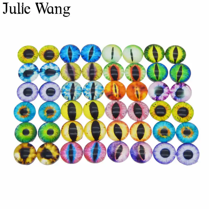 10 пар круглые стеклянные кабошоны для ювелирных изделий 35/40 мм|Ювелирная