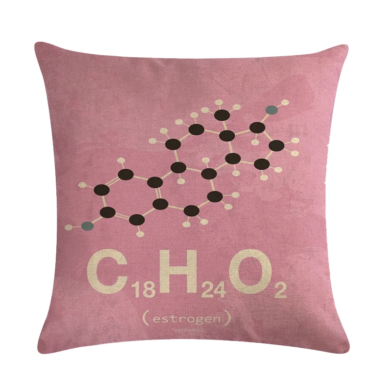 45*45 см красивый декоративный чехол для подушки с химической структурой подходит