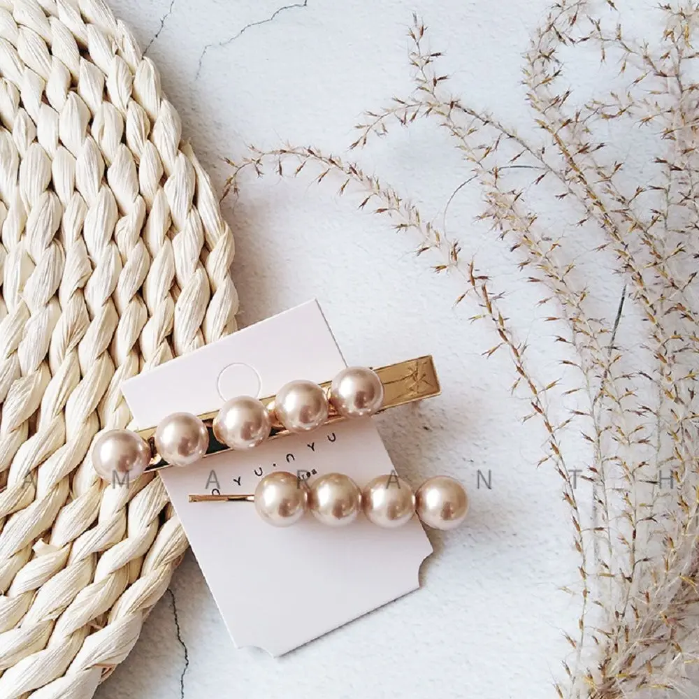 5 Модное Новое поступление корейский дизайн жемчужные Металлические Заколки для женщин и девочек головной убор аксессуары Красота Инструменты для укладки волос - Цвет: 5