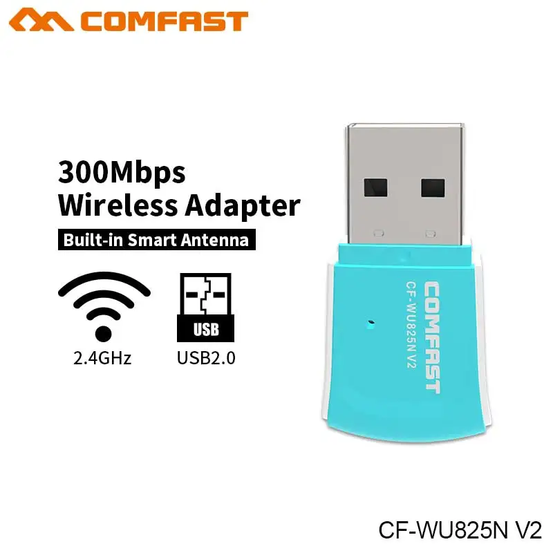 300 Мбит/с Мини 2 4G COMFAST Беспроводной Wi Fi адаптер Wifi USB WLAN сетевая карта WiFi * 2dBi