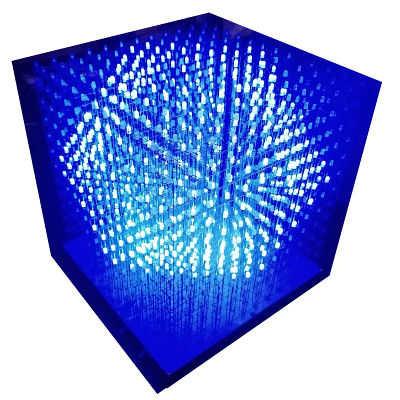 3D12 RGB121212 полноцветный кубический светодиодный набор для самостоятельного