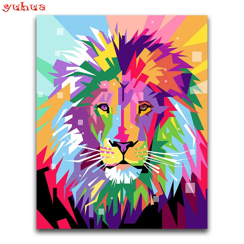 Полностью квадратная Алмазная вышивка в виде животных 3D мозаика DIY мультяшная