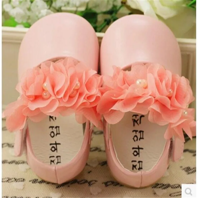 Small baby girl princess shoes toddler single lace flower | Мать и ребенок