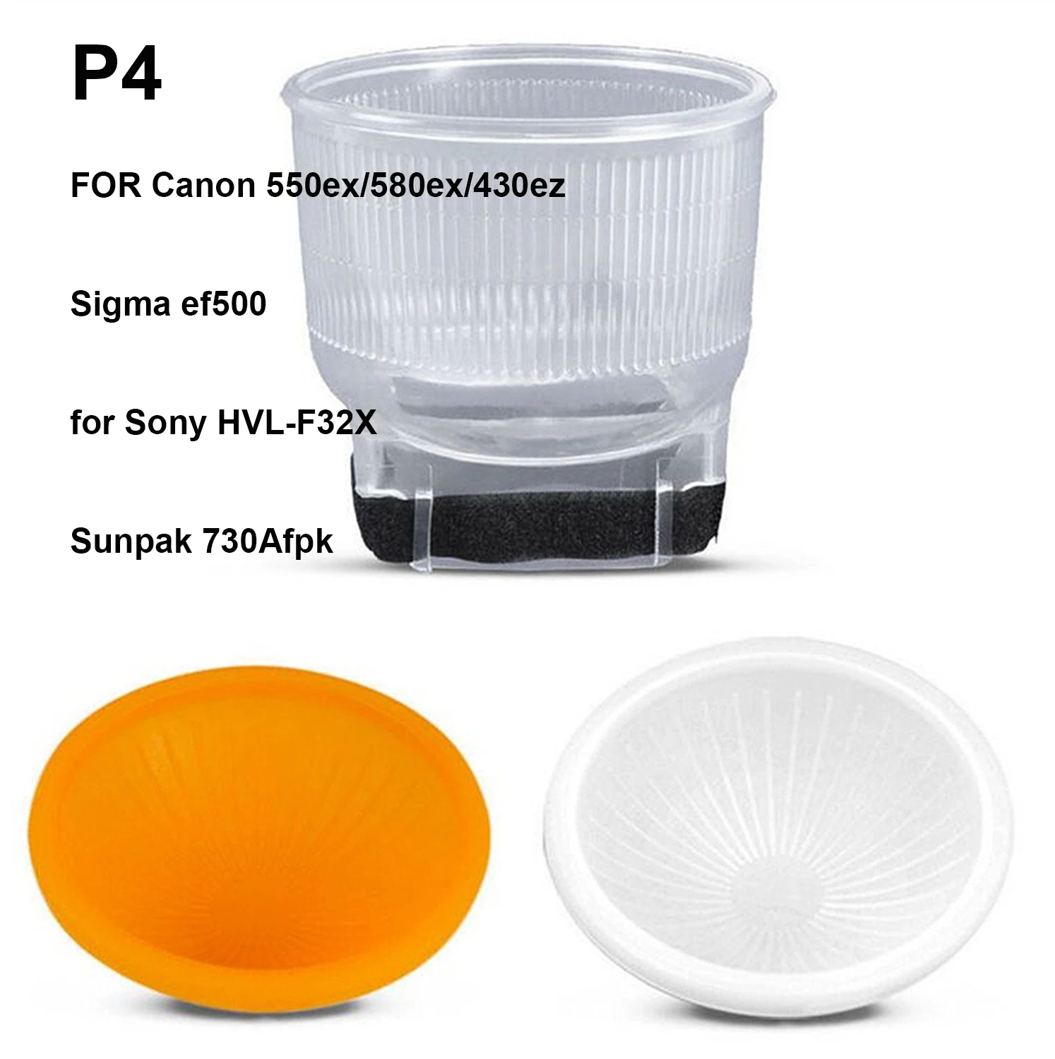 Горячая P1 P2 P3 P4 JYC Универсальный Рассеиватель Вспышки для Canon Nikon SONY и других Speedlites HVL-F32X 430EX SB900 SB910 - Цвет: JYC P4