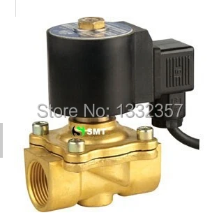 Бесплатная доставка 1 дюйм нормально закрытый латунный материал под водой