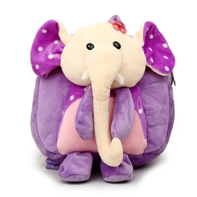 Plush Cartoon Kids School Bags backpack kids small elephant toy children's school bags Kindergarten Baby mochila Infant | Багаж и