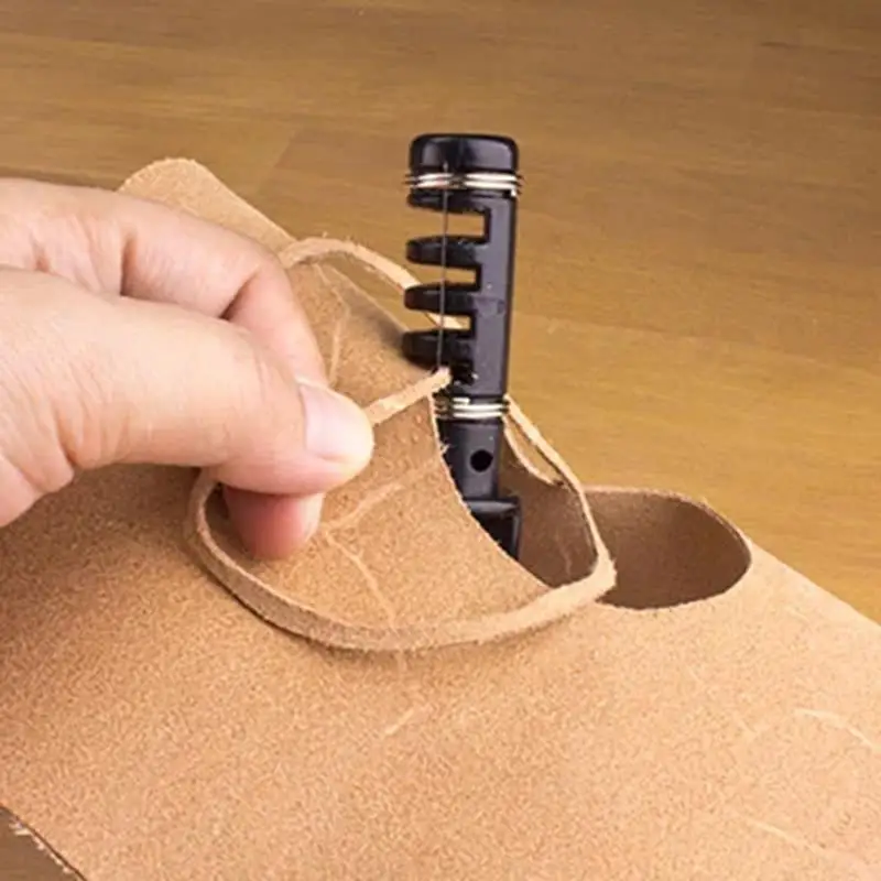 1 шт. 6 &quotDIY кожаный инструмент поворотный ремешок ручной резак нож для