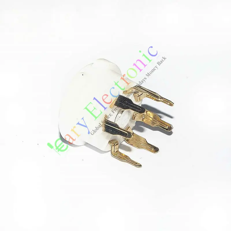 Оптом и в розницу 8 шт. золотые 7pin PCB Керамические гнезда вакуумных трубок