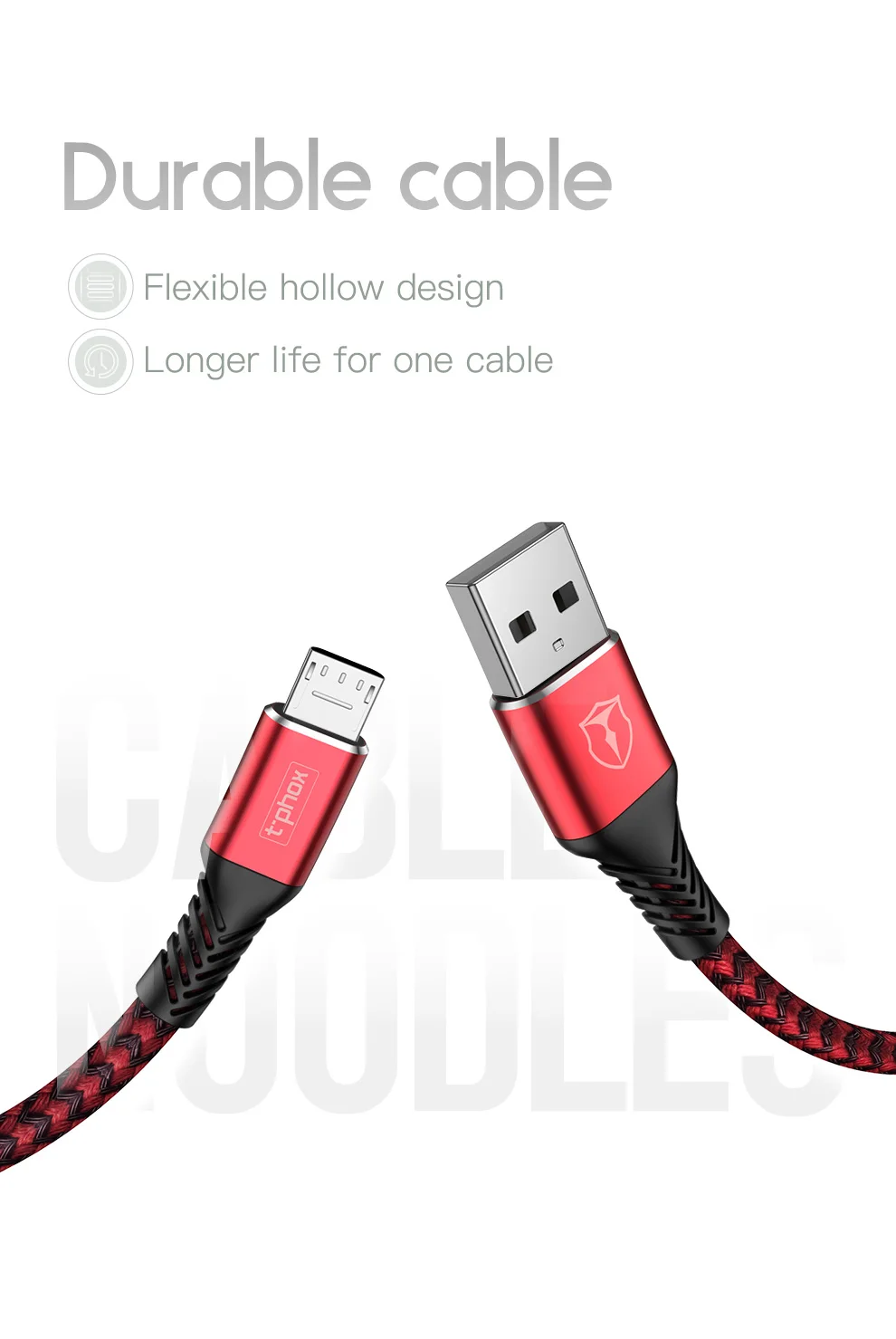 T-phox Micro USB кабель 3A нейлон Быстрая зарядка USB кабель для передачи данных для samsung Xiaomi LG планшет Android мобильный телефон usb зарядный шнур