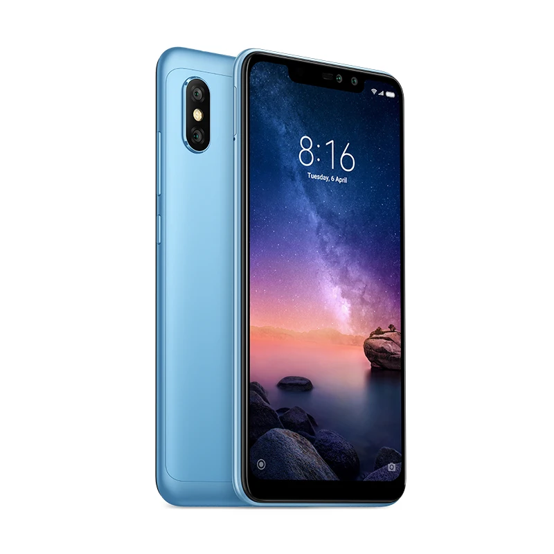 Глобальная версия Xiaomi Redmi Note 6 Pro 4 Гб 64 мобильный телефон Snapdragon 636 Octa Core 20MP + 2MP