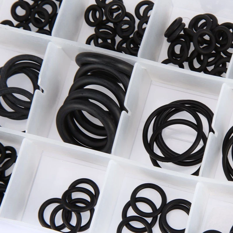 225x Rubber O Ring O-Ring Washer Seals Gasket Assortment Black for Car 18 Sizes | Автомобили и мотоциклы