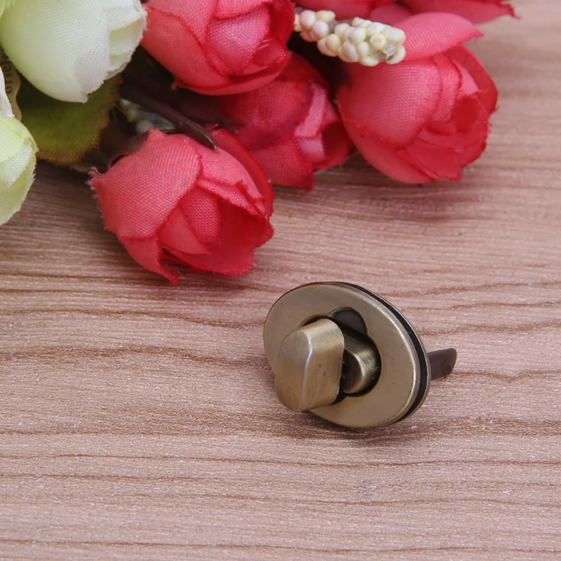 Яйцо Форма Поворотный замок для сумок 4 цвета малая овальная Сумочка чехол сплав