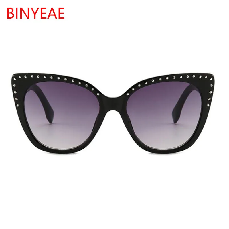 Кошачий глаз винтажные очки известный бренд градиентные модные большие