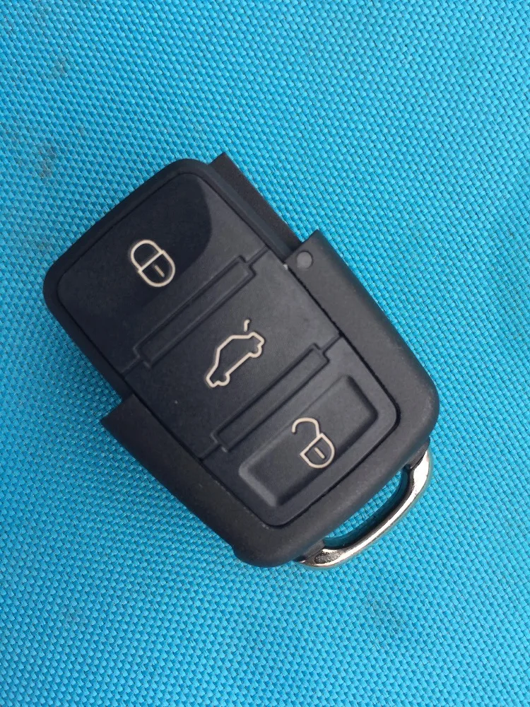 10 шт./лот Новый Сменный Ключ заготовка для VW Polo Transporter Golf Passat 2/3/4 кнопки корпус