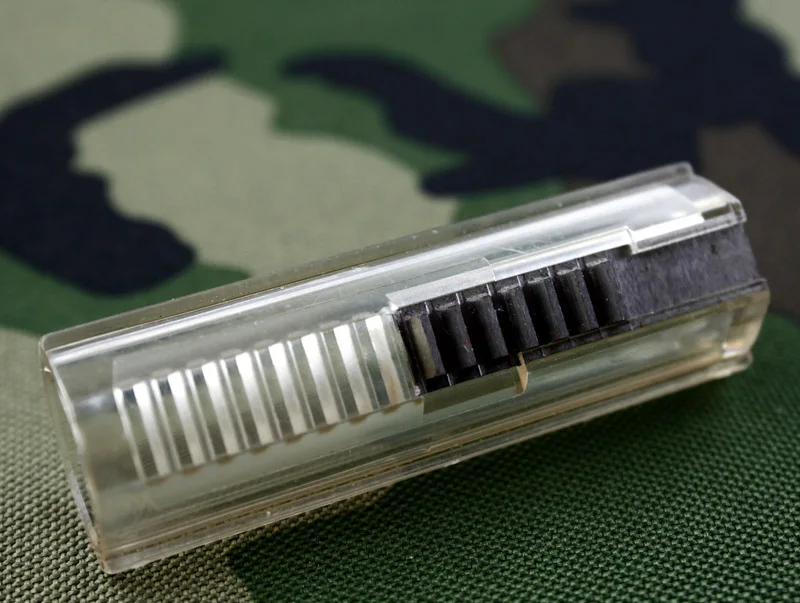 Армированный пластиковый корпус из стали 7 зубьев прозрачный поршень для