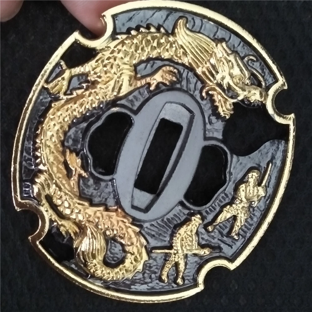 Сплав Tsuba Dragon Guard для японской самурайский меч катана Wakizashi|Мечи| |