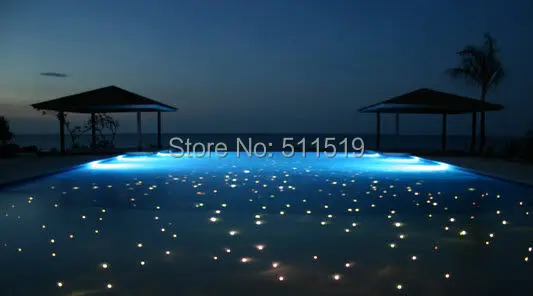 Сделай Сам освещение для бассейна звездное украшение 150 прядей волоконно