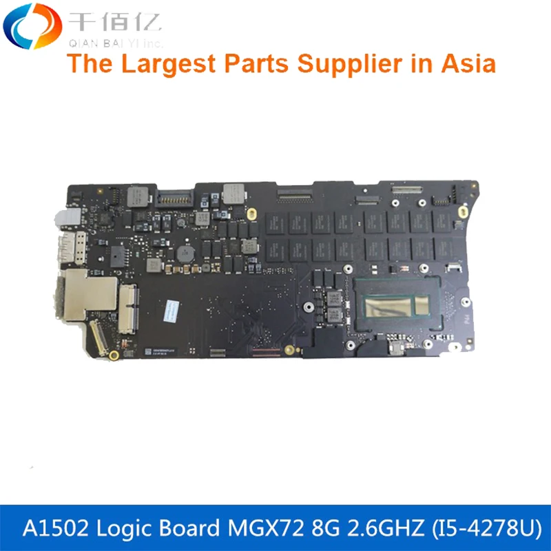 Ноутбук материнская плата A1502 материнскую плату для MacBook Pro retina 13' MGX72 2 6 ГГц 8 г i5