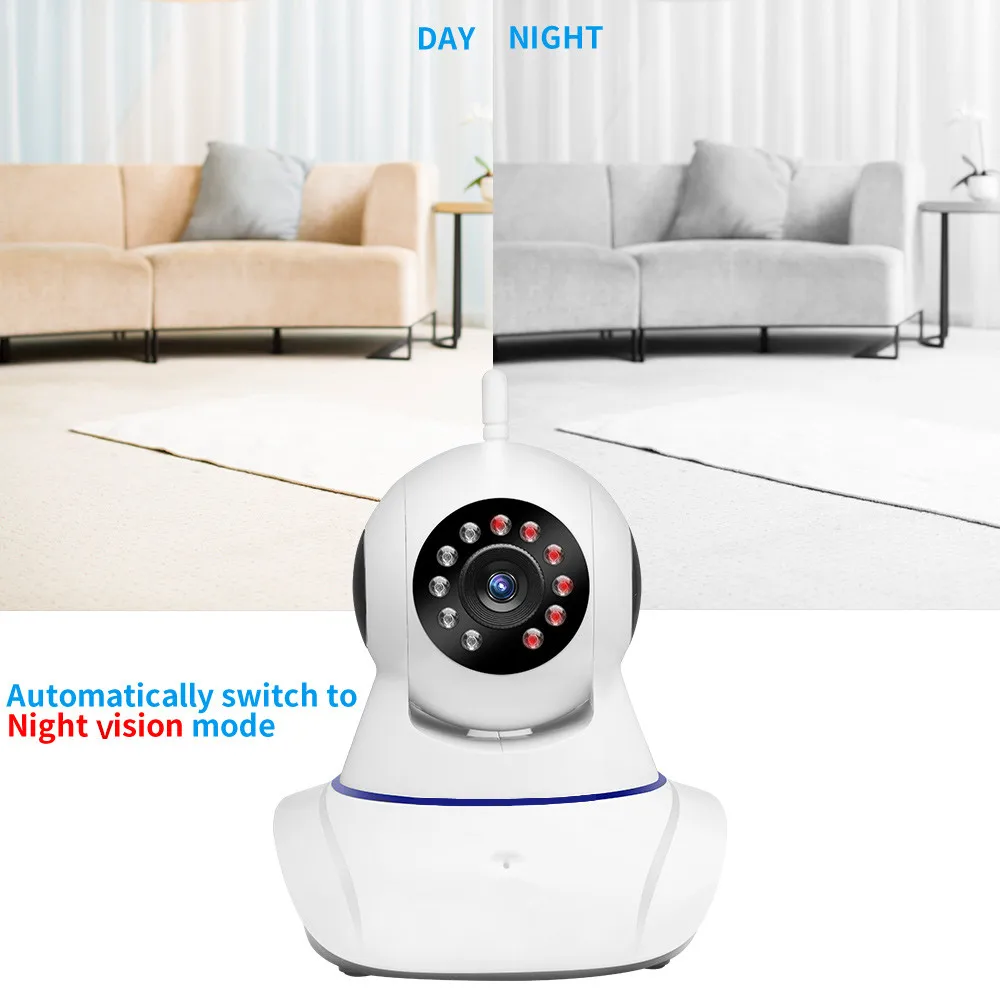 SDETER 720P 960P беспроводная домашняя камера безопасности, wifi, ip-сеть, видео наблюдение, ночное видение, двухстороннее аудио P2P видео камера