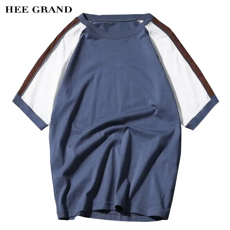 Hee Grand/2018 г. Новые Дизайн Для мужчин Стильный Т Рубашки для мальчиков короткий