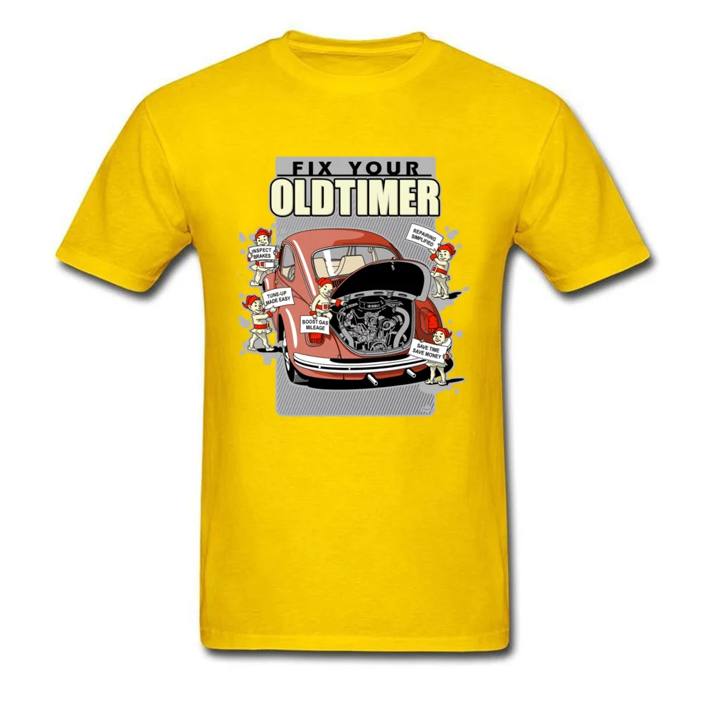 Fix Your Oldtimer мужские рубашки в стиле рокабилли Забавный дизайн мультфильм Бадди