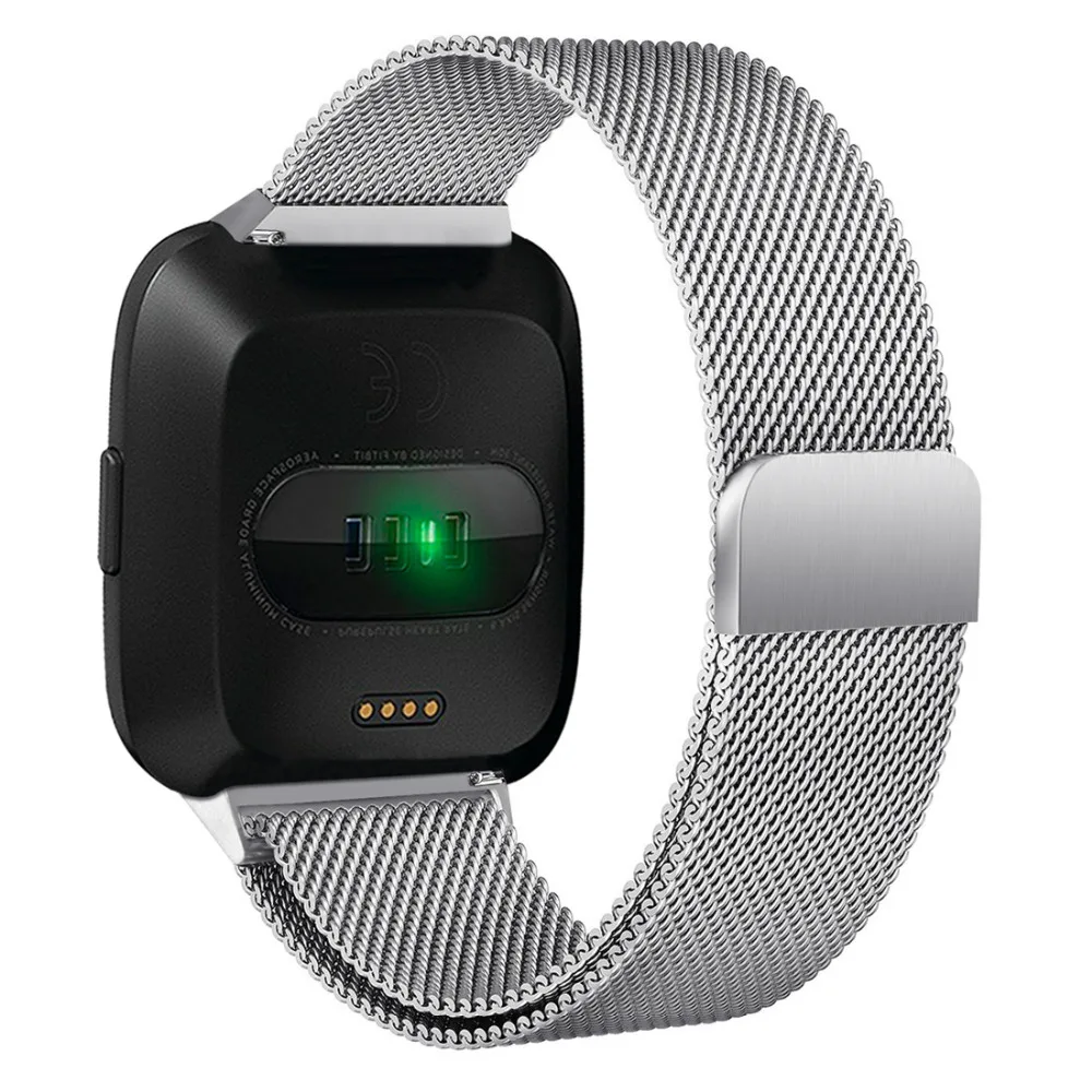 LNOP Milanese Loop band Для Fitbit Versa 2/versalite ремешок браслет из нержавеющей стали correa Band смарт-трекер аксессуары для часов