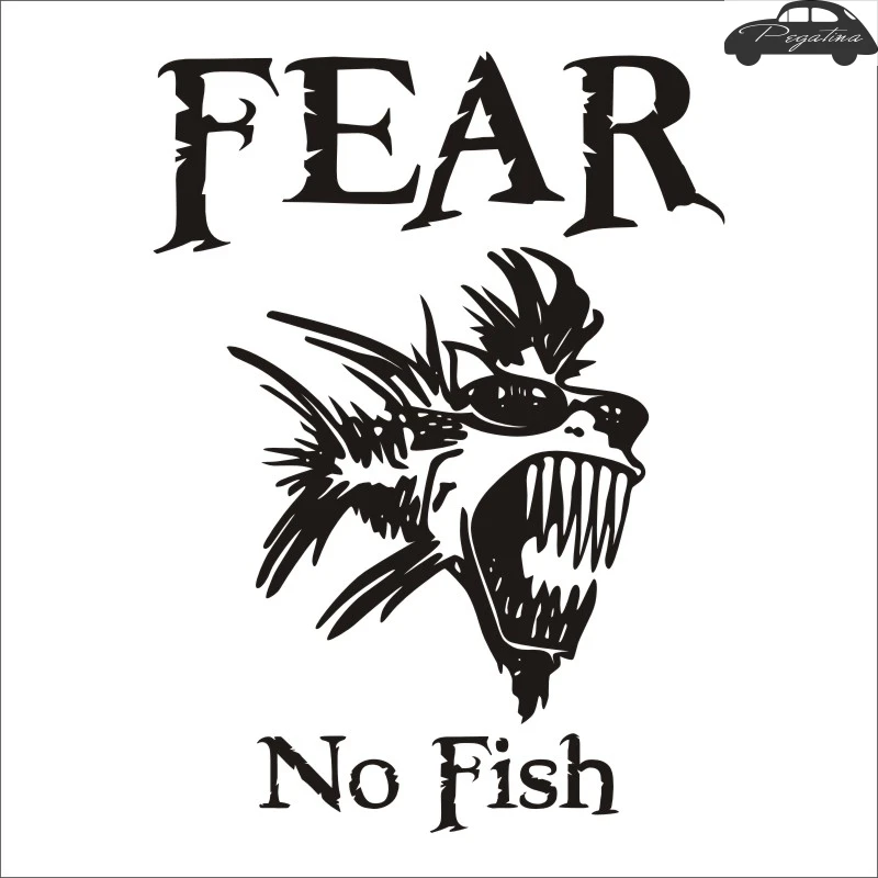 Рыболовная наклейка не бойся рыба-наклейка рыболовные Крючки снасти магазин