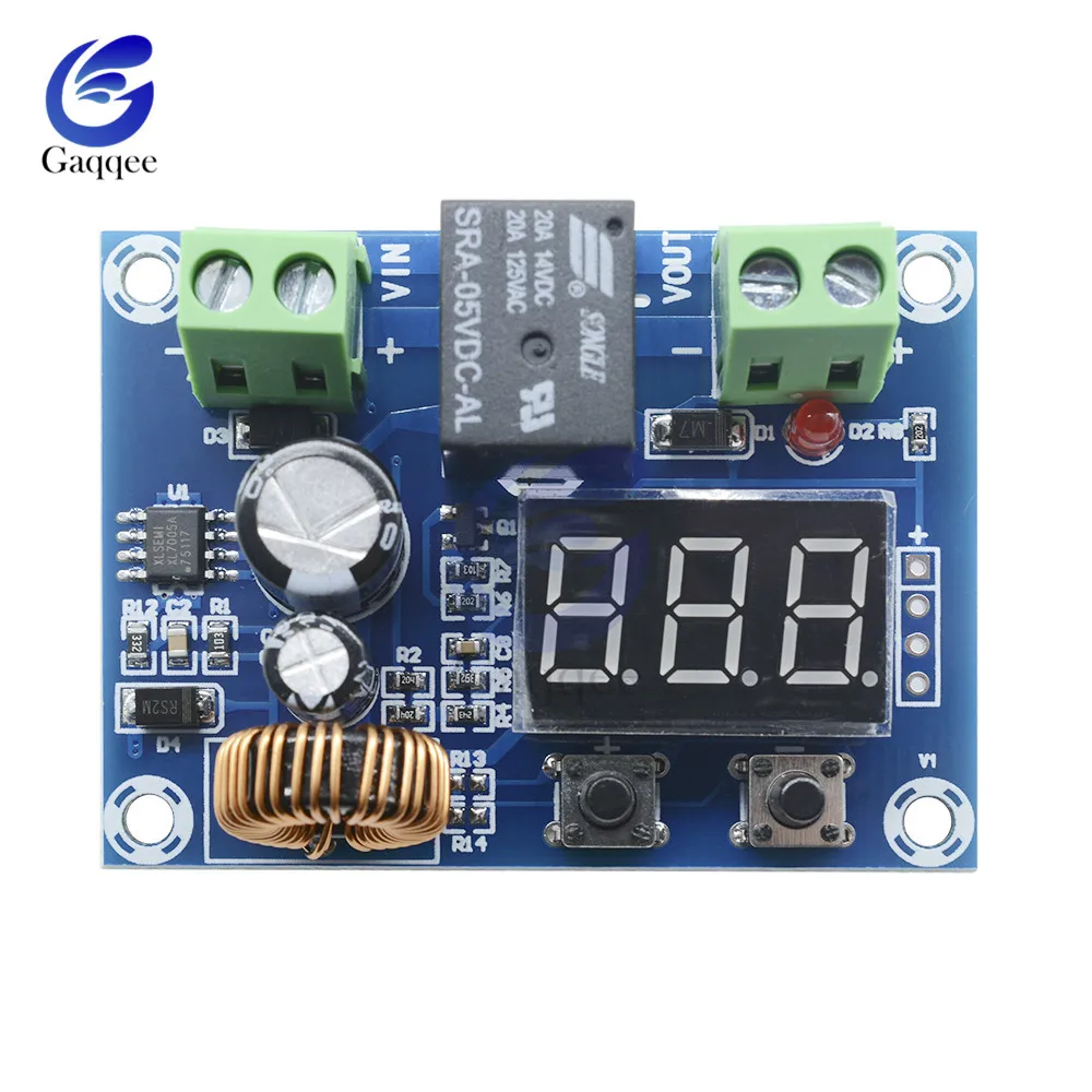 XH-M609 DC 12 V-36 V 24V Напряжение модуль защиты низкая Напряжение переразряда Батарея от отключения Выход 6-60V 6 в-60 в