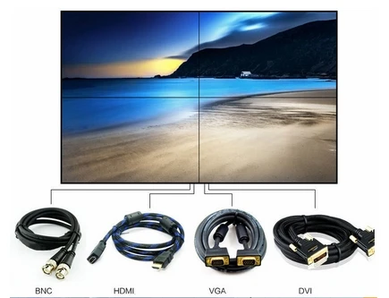 3x3 lcd video wall processors 55 inch Lcd Video Wall CCTV Monitor display
