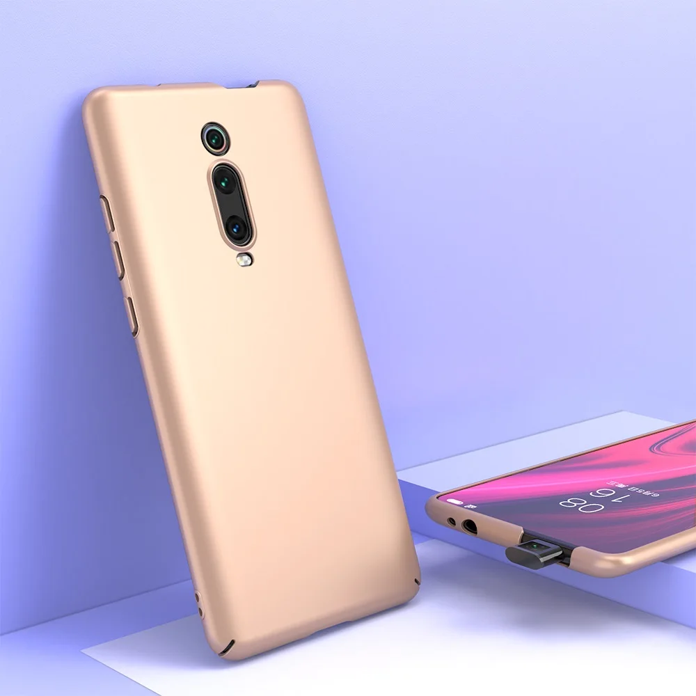 Золотой KEYSION mi cro матовый чехол для телефона для Xiaomi mi 9T 9T Pro mi 9 SE 8 A3 lite CC9e жесткая задняя крышка для Red mi K20 K20 Pro Note 7 8 Pro - Цвет: Золотой