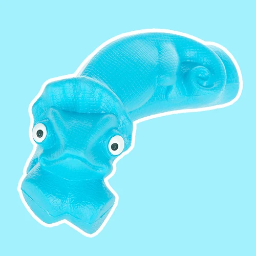 lizard blue HOOPET Домашние животные товары для животных, собак резина для жевания игрушка смешная Интерактивная - Цвет: lizard blue