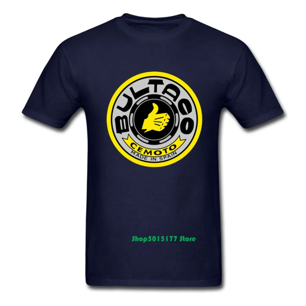 Новый Ретро Bultaco Pursang футболка для мужчин 100% хлопок homme Spainish мотоцикл