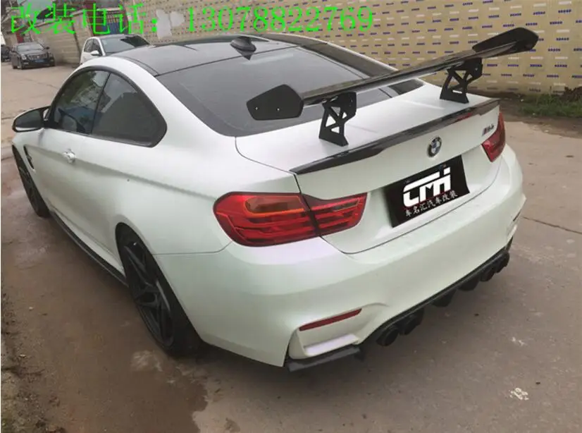 Автомобильный задний спойлер из углеродного волокна для BMW F80 F82 F83 M3 M4 GTS 2015 2016