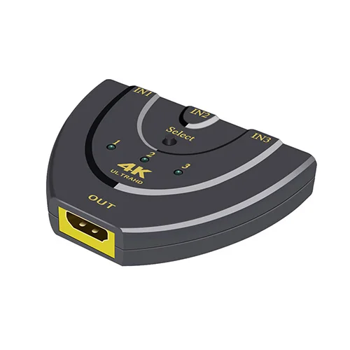 3 to 1 no remote Perlinta HDMI коммутатор 4k 5 к 1, 3 к 1 сплиттер коробка Ultra HD для DVD HDTV Xbox PS3 PS4 - Цвет: 3 to 1 no remote