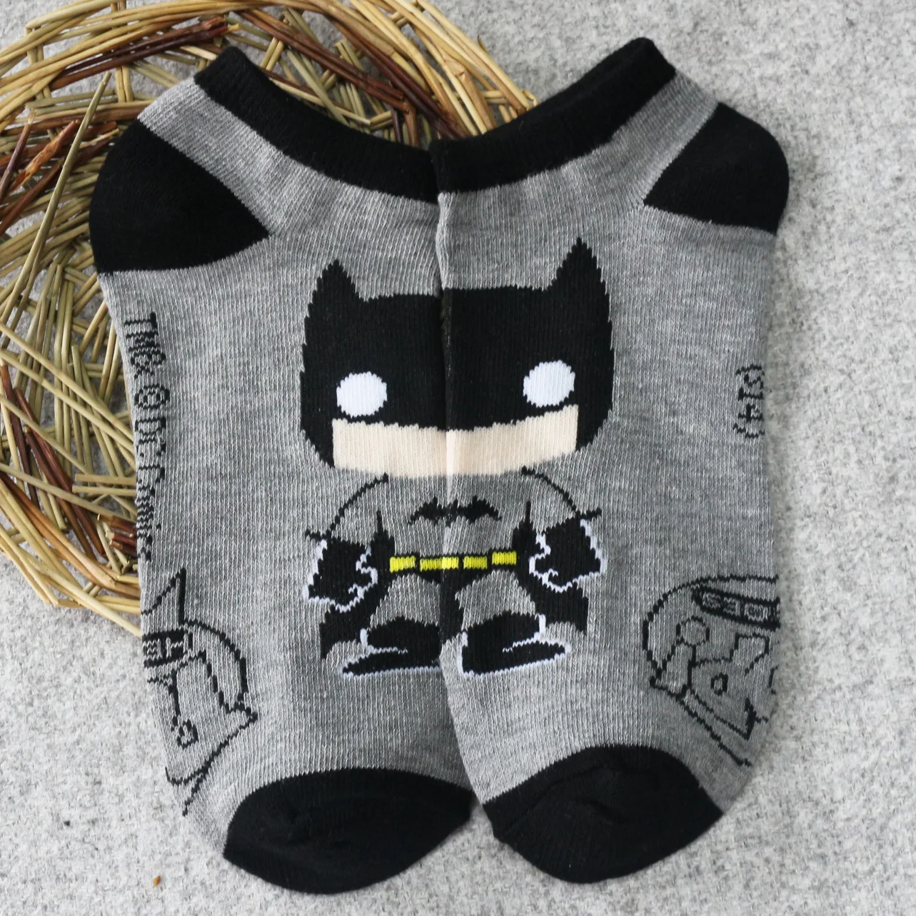 Новинка Носки с рисунком героев из мультфильмов супергерой злодей клоун