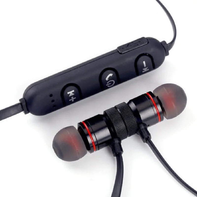 Магнитная Беспроводная Bluetooth гарнитура V4.2 спортивные стереонаушники наушники