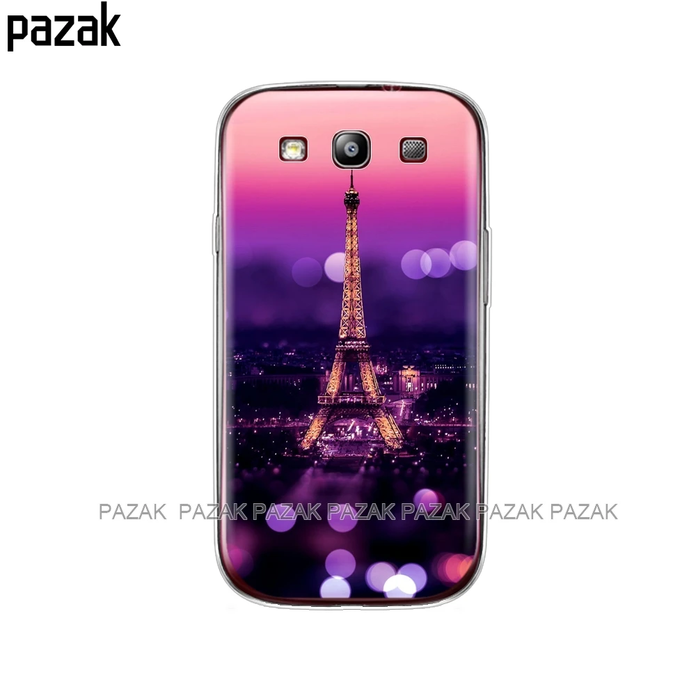 61358 Силиконовый чехол для samsung Galaxy S3, чехол i9300, чехол для samsung S3, мягкий ТПУ 360, полностью защитный чехол с прозрачным принтом для задней панели телефона - Цвет: 61358