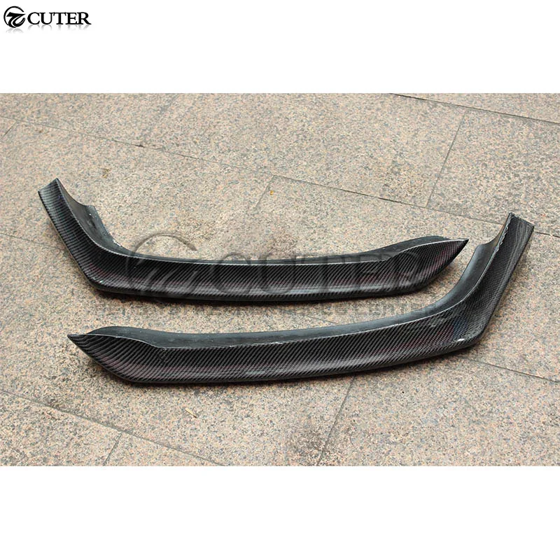 F07 передний бампер из углеродного волокна для автомобиля боковой разветвитель BMW