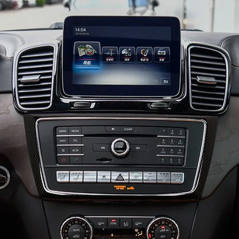 Автомобильный Стайлинг центральная консоль кондиционер CD панель Украшение