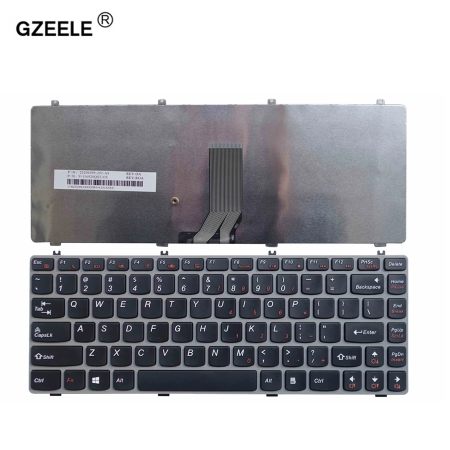 Клавиатура GZEELE для ноутбука LENOVO Y470 Y470N Y470P Y471 Y471A английская | Компьютеры и офис